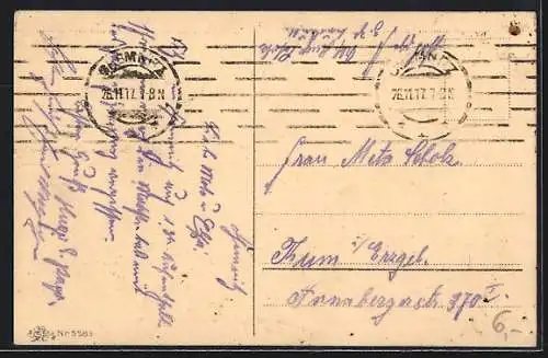 Künstler-AK Kallista: Zum 400 jährigen Reformations-Jubiläum 1517-1917, Lutherstube auf der Wartburg