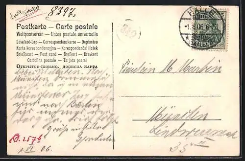 AK Waggon der Deutsche Eisenbahn-Speisewagen-Gesellschaft