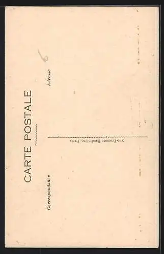 AK Relief in Erinnerung and die Zuaven