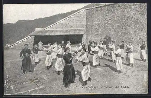 AK A la Caserne, Exercice de boxe