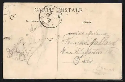 AK Camp de Mailly, Arrivée d`un Régiment d`Infanterie