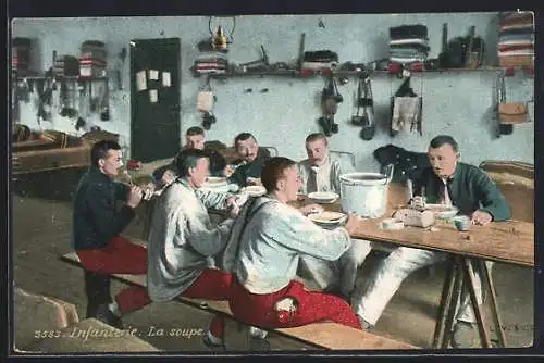 AK Infanterie, La soupe