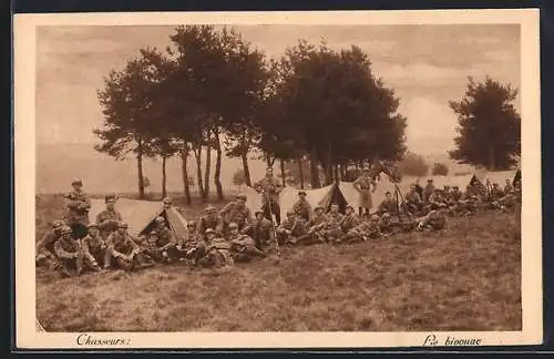 AK Chasseurs, Le bivouac