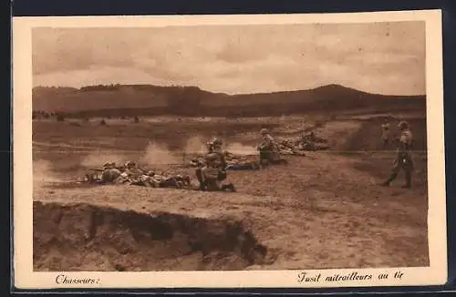 AK Chasseurs, Fusil mitrailleurs au tir