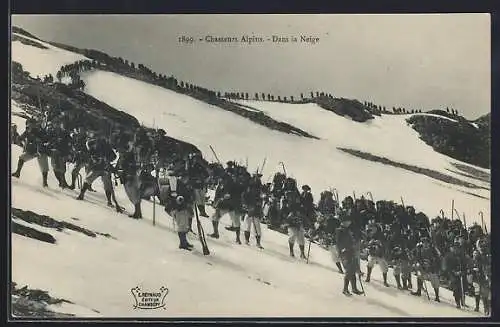 AK Chasseurs Alpins, Dans la Neige
