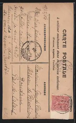 Künstler-AK Französischer Kavallerist zu Pferde mit einer Fahne in der Hand, 1804