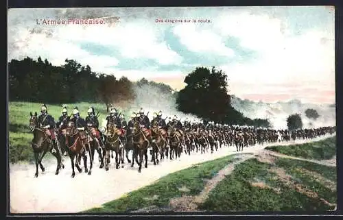 AK L`Armée Francaise, Des dragons sur la route