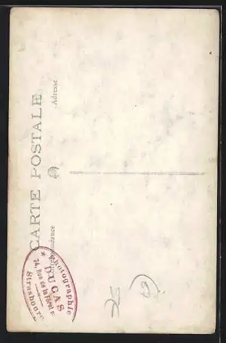 Foto-AK Uniformierter französischer Soldat