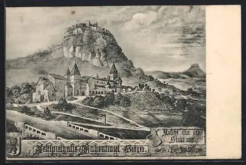 AK Singen / Hohentwiel, Die Festspielhalle am Berg