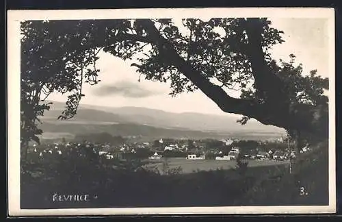 AK Revnice / Rewnitz, Blick zum Ort