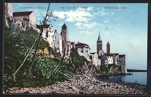 AK Arbe, Partie an der Küste