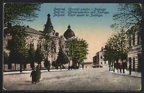 AK Belgrad, Offizierspavillon und Zadruga, La maison des officiers et Zadrouga