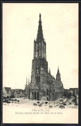 AK Ulm /Donau, Ulmer Münster