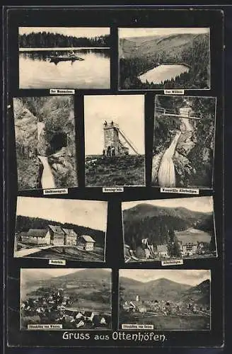 AK Ottenhöfen / Schwarzwald, Horniswgrinde, Allerheiligen, Ortsansicht