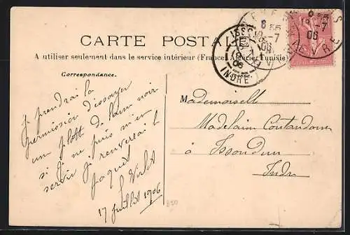 Künstler-AK Legende de Saint-Saulge, Le Pompier