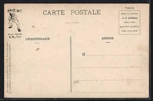 Künstler-AK Scènes Militaires, L`Appel à la Corvée des Puces