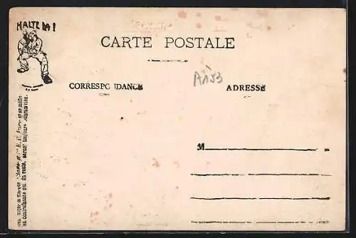 Künstler-AK Scènes Militaires, A la garde de Jules