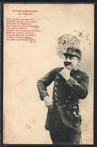 AK Commandements de l`Agent