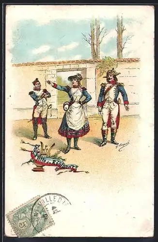 Künstler-AK La Fille du Régiment