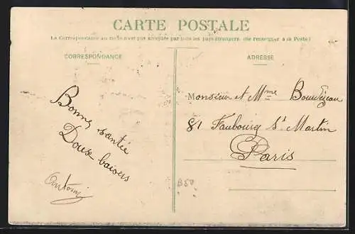 AK Grande Révue du Septembre 1909, Le Général Pau et son État-Major