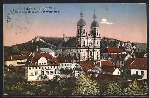 AK Gössweinstein / Fränkische Schweiz, Teilansicht von der Wagnershöhe