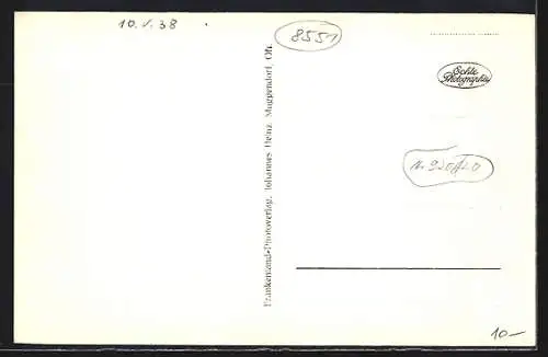 AK Gössweinstein /Fränk. Schweiz, Totalansicht vom Göringstein