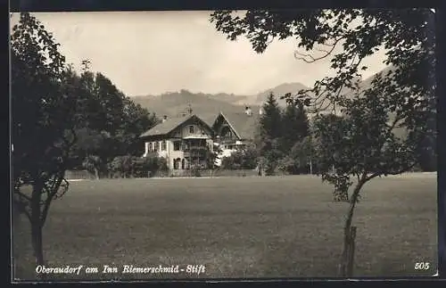 AK Oberaudorf, Partie am Inn Riemerschmid-Stift