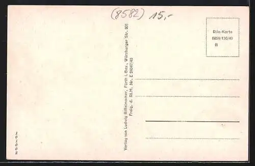 AK Berneck /Fichtelgeb., Ortsansicht mit Eisenleite, Fliegeraufnahme