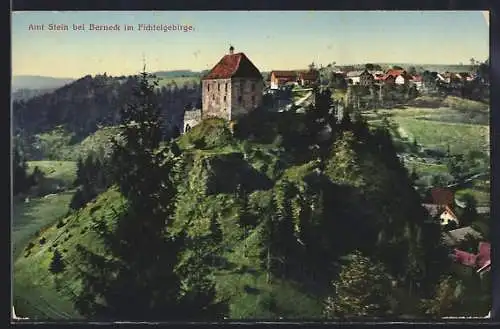 AK Amt Stein /Berneck, Ortsansicht mit Talblick