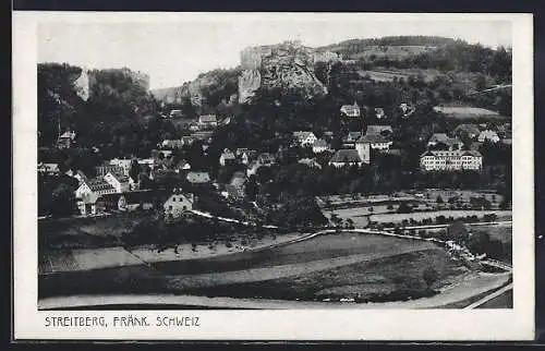 AK Streitberg /Fränk. Schweiz, Ortsansicht mit Umgebung