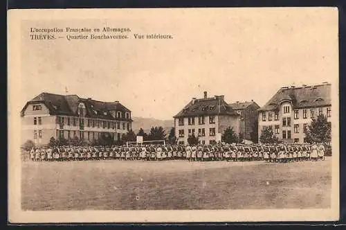 AK Trier, Innenansicht der Kaserne Quartier Bouchavesnes