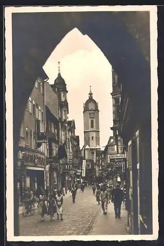 AK Jena, Ansicht der Johannisstrasse