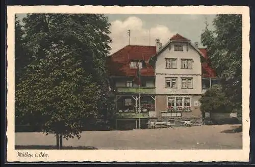 AK Mülben i. Odw., Müttererholungsheim Reinacher, 