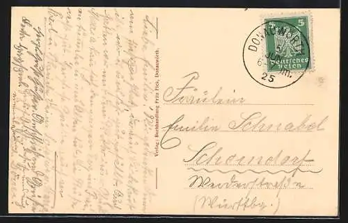 AK Donauwörth, Partie an der Wörnitz