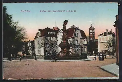 AK Düren, Statue des guerriers et seminaire
