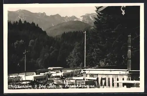 AK Bad Tölz, Waldherralm mit Benediktenwand