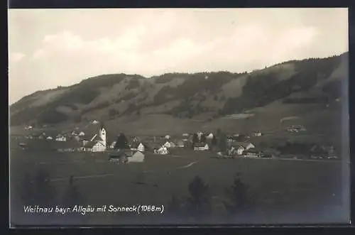 AK Weitnau /bayr. Allgäu, Ortsansicht mit Sonneck