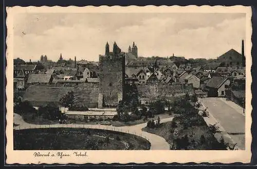 AK Worms am Rhein, Totalansicht