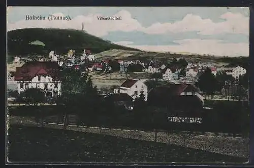 AK Hofheim i. T., Ortsansicht von Villenstadtteil