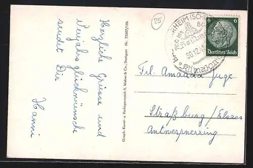 AK Bad Dürrheim, Ortsansicht mit Umgebung aus der Vogelschau