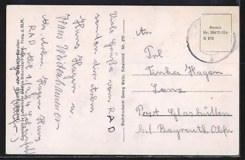 AK Scheinfeld im Steigerwald, Schloss Schwarzenberg mit Ortsansicht, Fliegeraufnahme