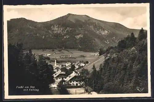 AK Fuschl am See, Ortsansicht mit Felbing