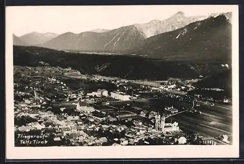 AK Telfs /Tirol, Panorama mit Berglandschaft
