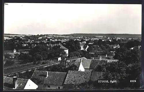 AK Stoob /Bgld., Blick über die Dächer