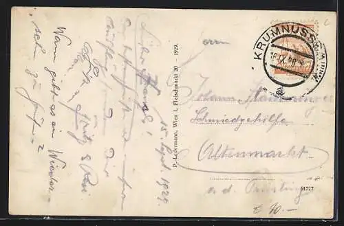 AK Steinbründl bei Säusenstein, Gasthaus im Sonnenschein