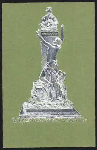 Präge-AK Wien, Brücknerdenkmal im Stadtpark