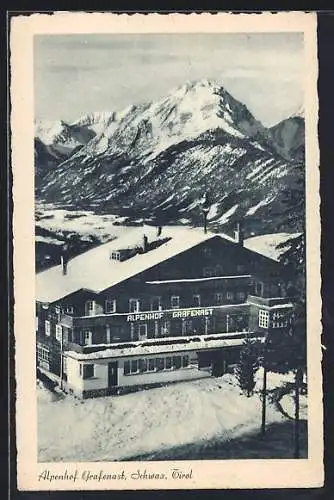AK Schwaz, Gasthaus Alpenhof Grafenast