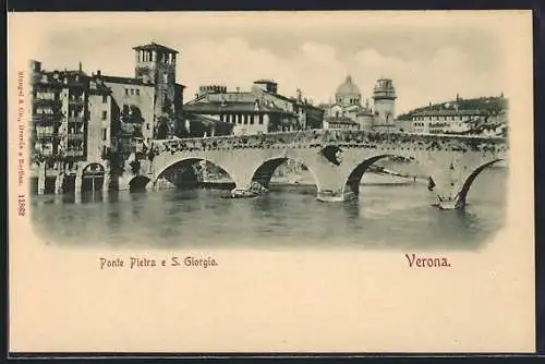 AK Verona, Ponte Pietra e. S. Giorgio