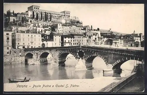 AK Verona, Ponte Pietra e Castel S. Pietro