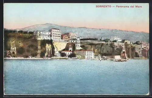 AK Sorrento, Panorama dal Mare